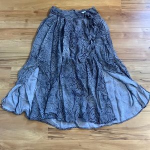 Maeve by Anthropology navy/white skirt